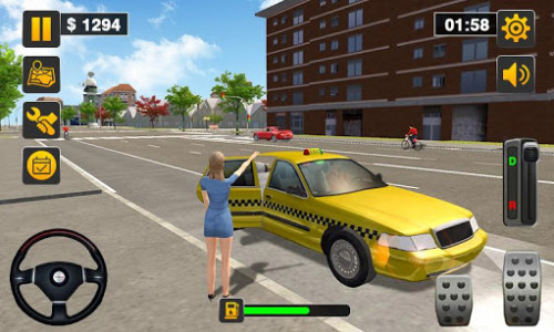 اسکرین شات بازی Taxi Driver 3D - Taxi Simulator 2018 3