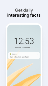 اسکرین شات 1 برنامه Daily Random Facts