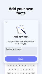 اسکرین شات 5 برنامه Daily Random Facts