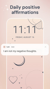 اسکرین شات برنامه I am - Daily affirmations 1