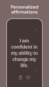 اسکرین شات 2 برنامه I am - Daily affirmations