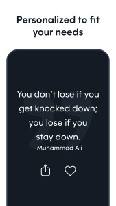 اسکرین شات 2 برنامه Motivation - Daily quotes