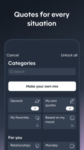 اسکرین شات 4 برنامه Motivation - Daily quotes