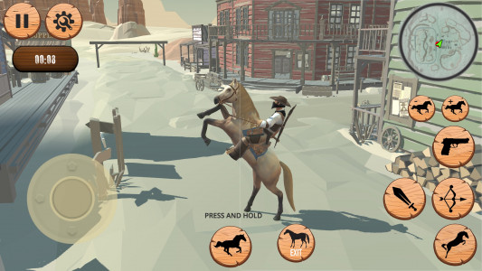اسکرین شات بازی Western Horse Simulator 4