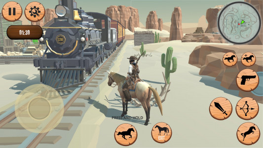 اسکرین شات بازی Western Horse Simulator 1