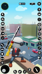 اسکرین شات بازی Stickman Sniper Shooting Games 1