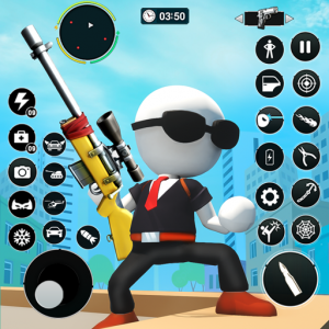 اسکرین شات بازی Stickman Sniper Shooting Games 7