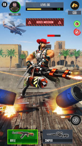 اسکرین شات بازی Commando Action Shooting Games 2