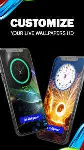 اسکرین شات برنامه Smart Clock Live Wallpaper 4