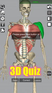 اسکرین شات برنامه 3D Bones and Organs (Anatomy) 8