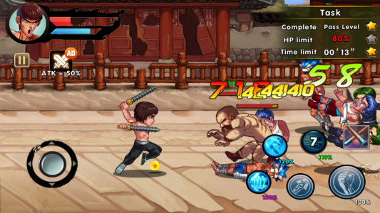 اسکرین شات بازی Kung Fu Attack: Final Fight 4