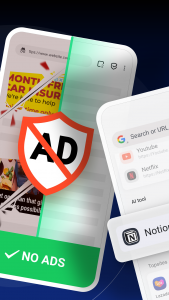 اسکرین شات 3 برنامه Free Adblocker Browser:Adblock