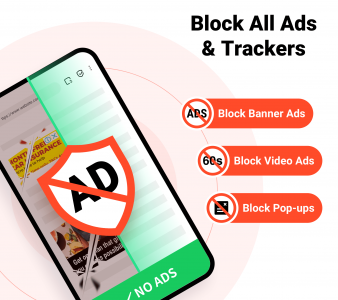 اسکرین شات برنامه FAB Adblocker Browser:Adblock 1