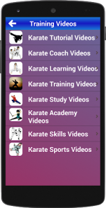 اسکرین شات برنامه Karate Training 4
