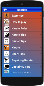 اسکرین شات برنامه Karate Training 3