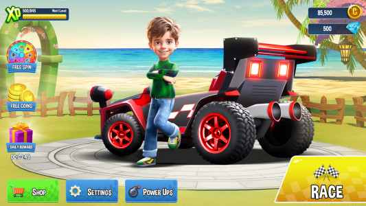 اسکرین شات 4 بازی Mini Car Racing Game