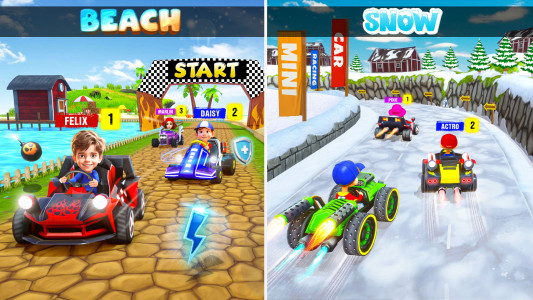 اسکرین شات 8 بازی Mini Car Racing Game