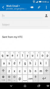 اسکرین شات برنامه HTC Mail 1