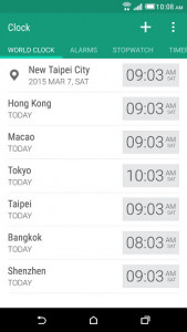 اسکرین شات برنامه HTC Clock 1