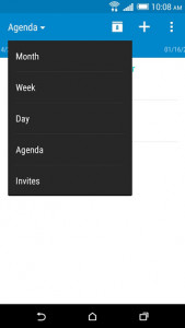 اسکرین شات برنامه HTC Calendar 5