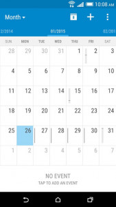 اسکرین شات برنامه HTC Calendar 1