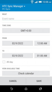اسکرین شات برنامه HTC Calendar 7