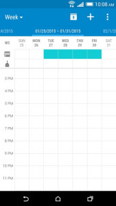 اسکرین شات برنامه HTC Calendar 2