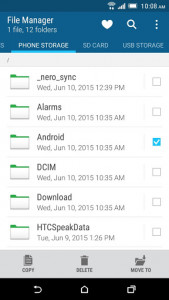 اسکرین شات برنامه HTC File Manager 2
