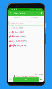 اسکرین شات 7 برنامه zFont Tool - Android Font Tool