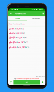 اسکرین شات برنامه zFont Tool - Android Font Tool 7