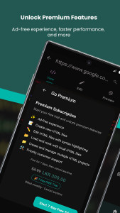 اسکرین شات 4 برنامه HTML Viewer