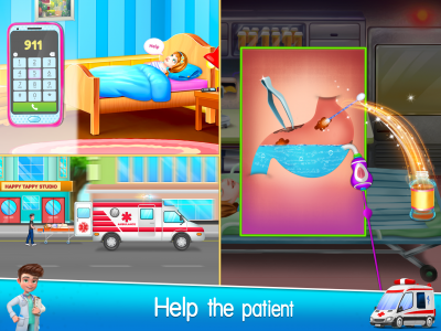 اسکرین شات بازی Ambulance Doctor Hospital Game 5