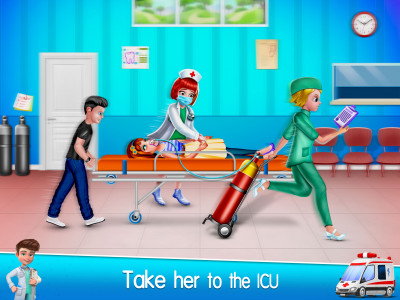 اسکرین شات 2 بازی Ambulance Doctor Hospital Game