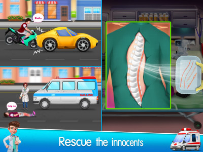 اسکرین شات 3 بازی Ambulance Doctor Hospital Game