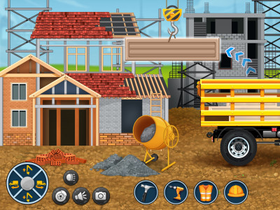 اسکرین شات بازی Construction Games Build House 3