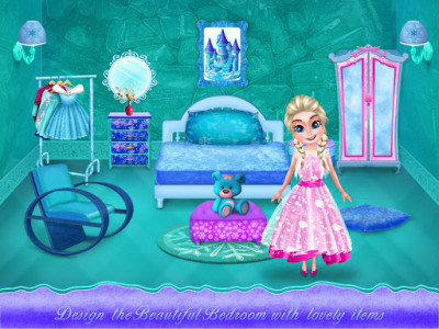 اسکرین شات بازی Ice Doll House Design Games 4