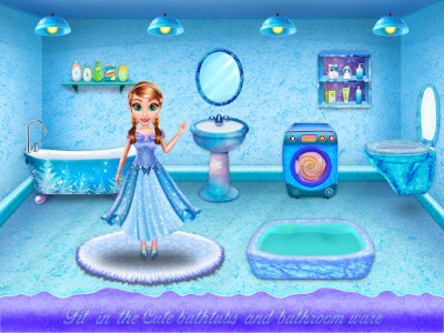 اسکرین شات بازی Ice Doll House Design Games 6