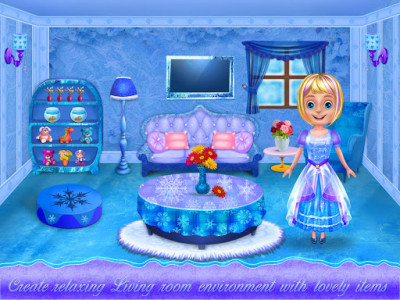 اسکرین شات بازی Ice Doll House Design Games 5