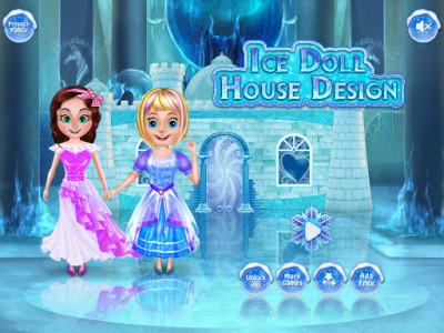 اسکرین شات بازی Ice Doll House Design Games 3