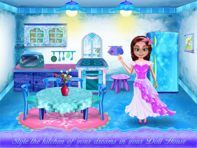 اسکرین شات بازی Ice Doll House Design Games 8