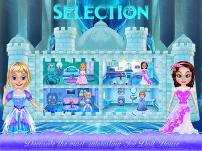 اسکرین شات بازی Ice Doll House Design Games 1