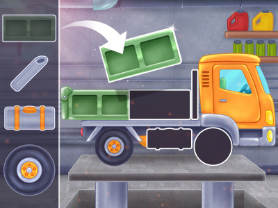 اسکرین شات بازی Kids Construction Truck Game 2