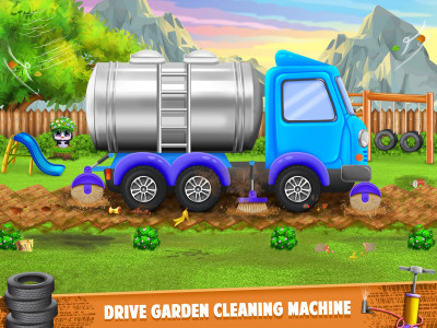 اسکرین شات بازی Road Cleaner Truck Driving 3