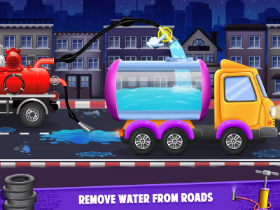 اسکرین شات بازی Road Cleaner Truck Driving 4
