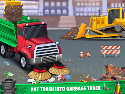 اسکرین شات بازی Road Cleaner Truck Driving 8