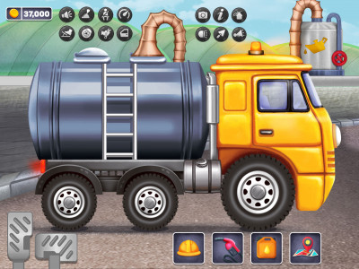 اسکرین شات بازی Oil Tanker Truck Games 1