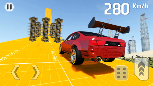 اسکرین شات بازی 3D Car Stunts Racing Game 3