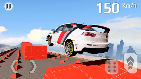 اسکرین شات بازی 3D Car Stunts Racing Game 4