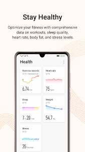 اسکرین شات برنامه Huawei Health 4