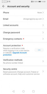 اسکرین شات برنامه Huawei Mobile Services 5